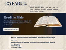 Tablet Screenshot of 3yearbible.com